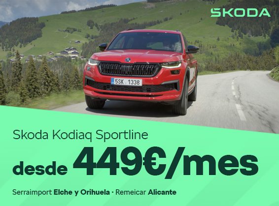 SKODA KODIAQ SPORTLINE DESDE 449€ AL MES