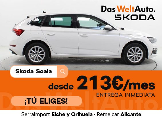 SKODA SCALA DE OCASIÓN DESDE 213€ AL MES