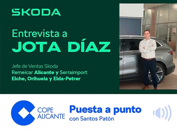 Jota Díaz, participó en el programa Puesta a Punto de Cope Alicante, bajo la dirección del periodista Santos Patón.