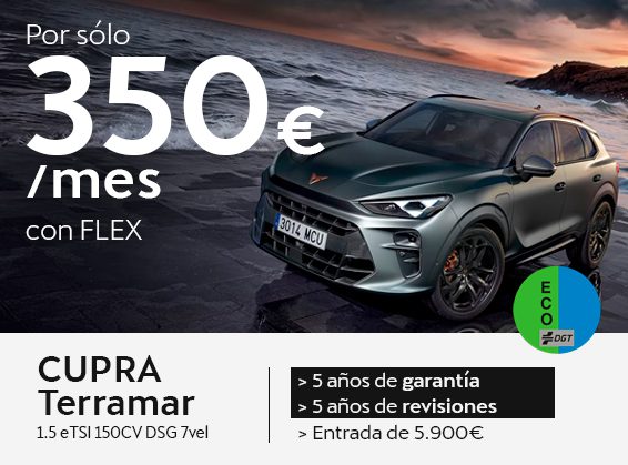 NUEVO CUPRA TERRAMAR HÍBRIDO DESDE SOLO 350€ AL MES