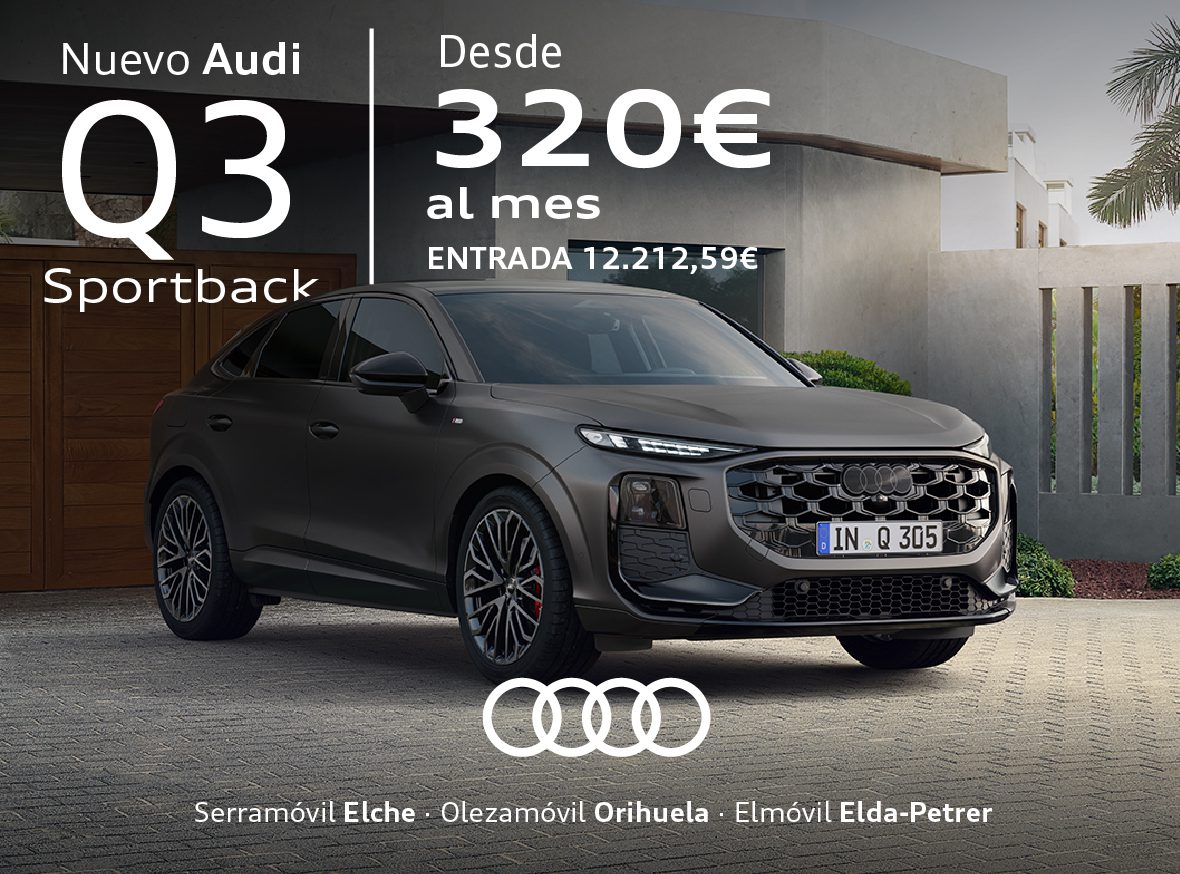 NUEVO AUDI Q3 SPORTBACK DESDE 320€ AL MES - ENTRADA: 12.212,59€
