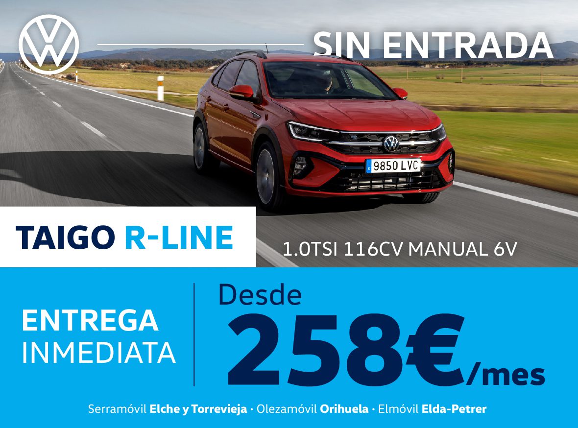 VOLKSWAGEN TAIGO R-LINE DESDE 258€ AL MES - SIN ENTRADA