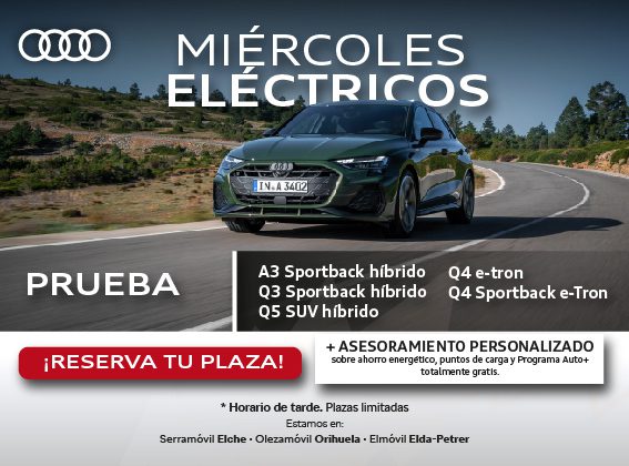 PRUEBA DE AUDI ELÉCTRICO Y ASESORAMIENTO GRATUITO EN LOS 
