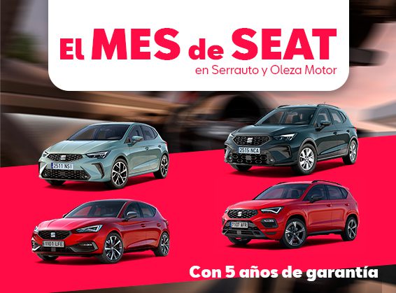 EL MES DE SEAT - IBIZA 15.690€ - ARONA 18.335€ - LEÓN 19.950€ - ATECA FR 25.480€