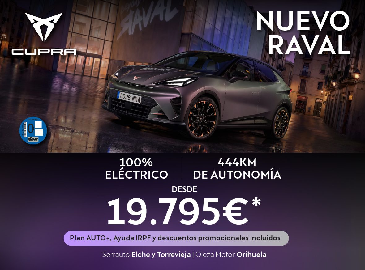 NUEVO CUPRA RAVAL DESDE 19.795€*