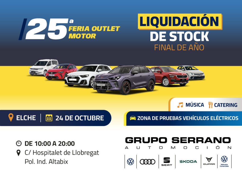 Sábado 24 de octubre, de 10:00 a 20:00 h, en C/ Hospitalet de Llobregat, Polígono Industrial de Altabix